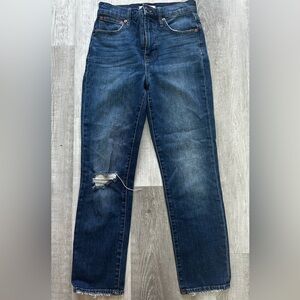 Madewell the perfect vintage crop Jean size 25